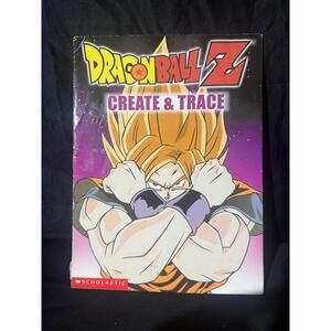 Dragon Ball Z Create and Trace Coloring Book Japanese Anime Art Book